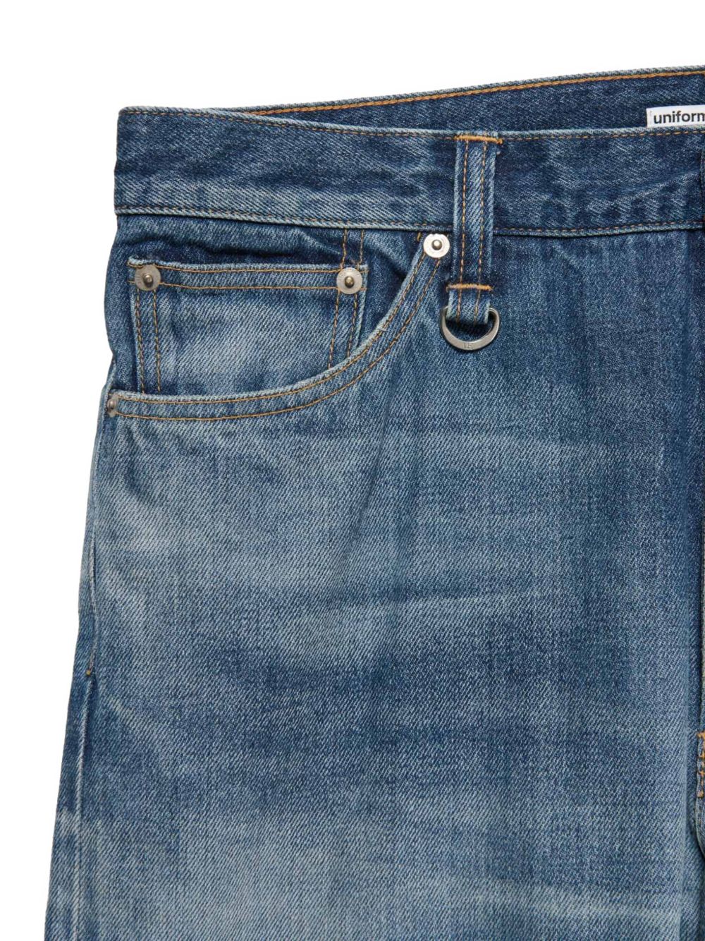 faded-effect jeans