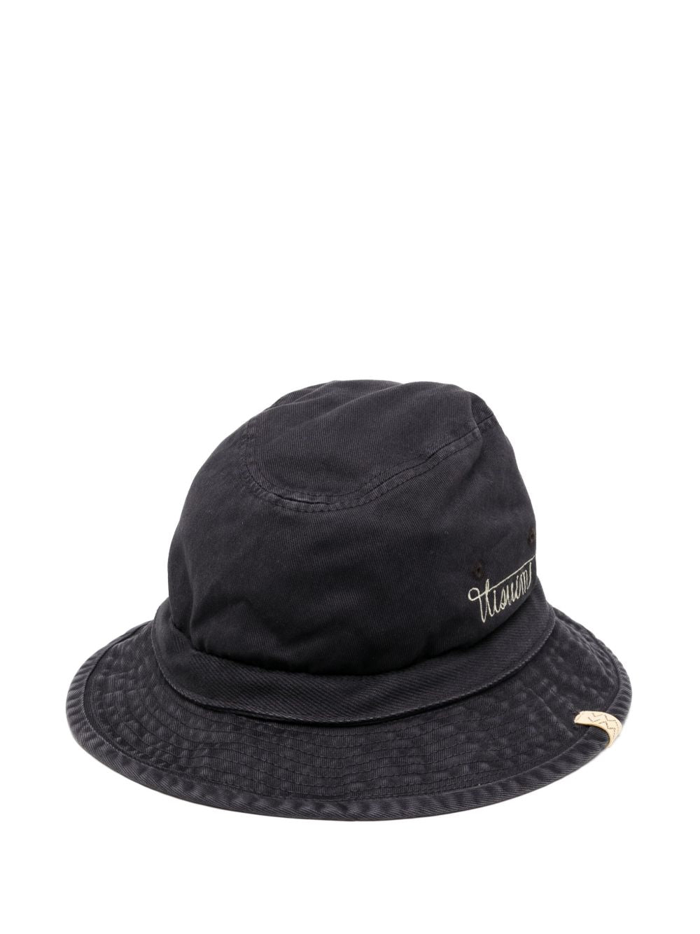 logo-embroidered bucket hat