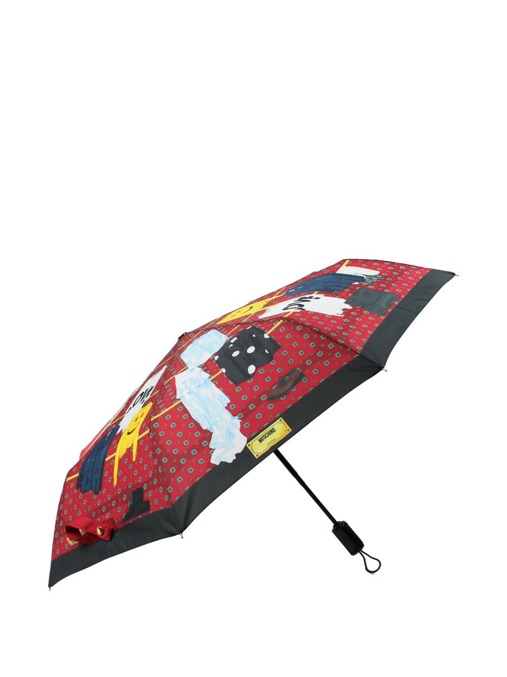 graphic-print umbrella