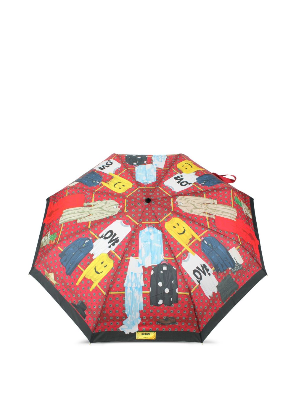graphic-print umbrella