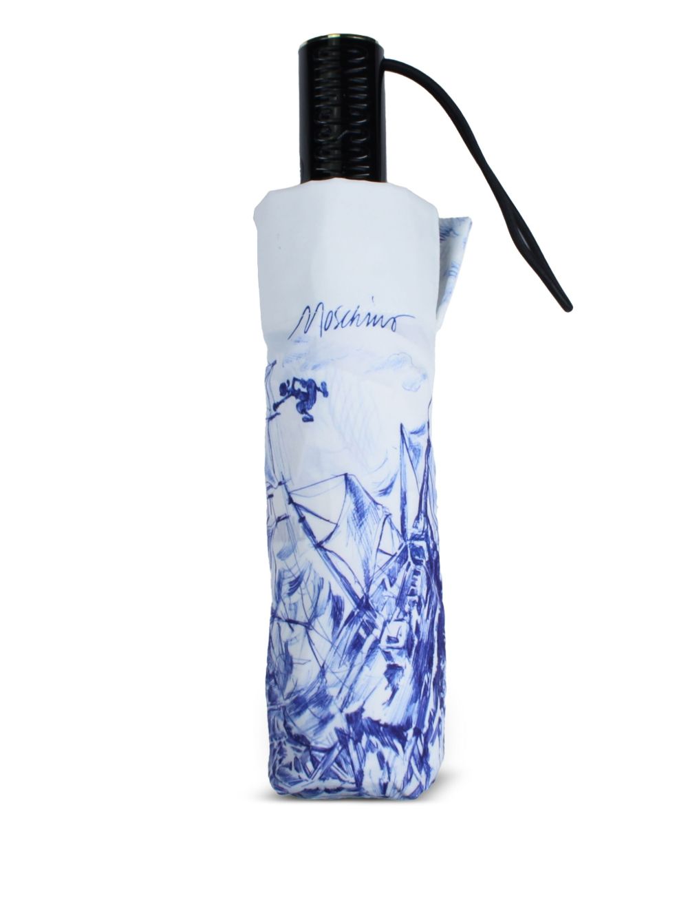 nautical-themed folding umbrella