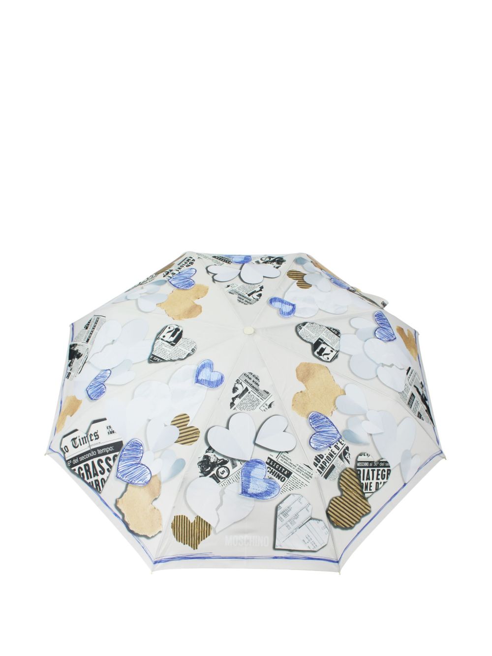 heart-print umbrella