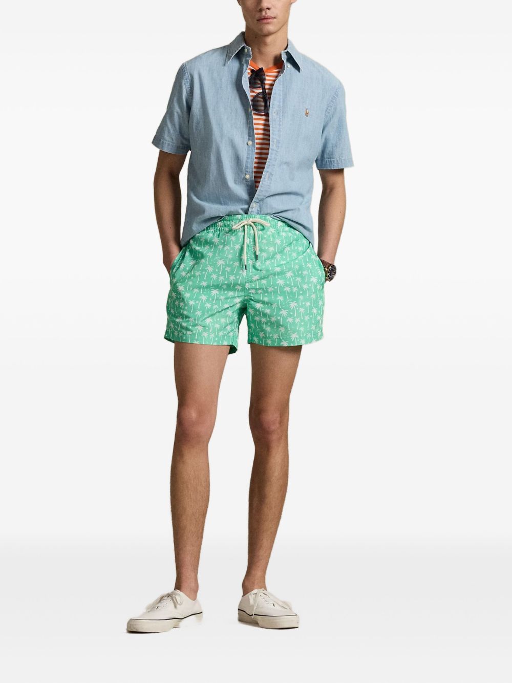 Palm Tree swim shorts 