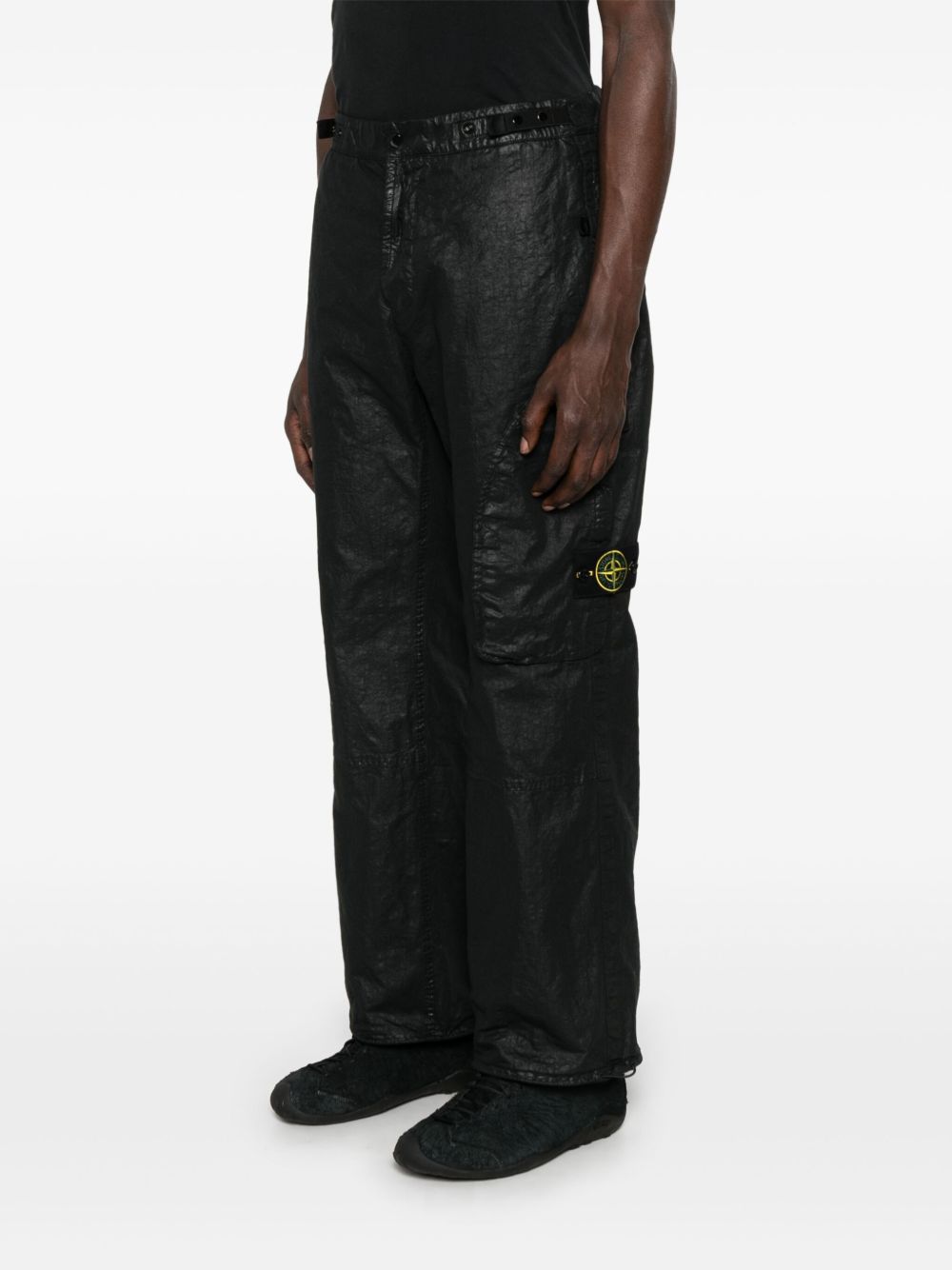 Panama-weaved cargo pants