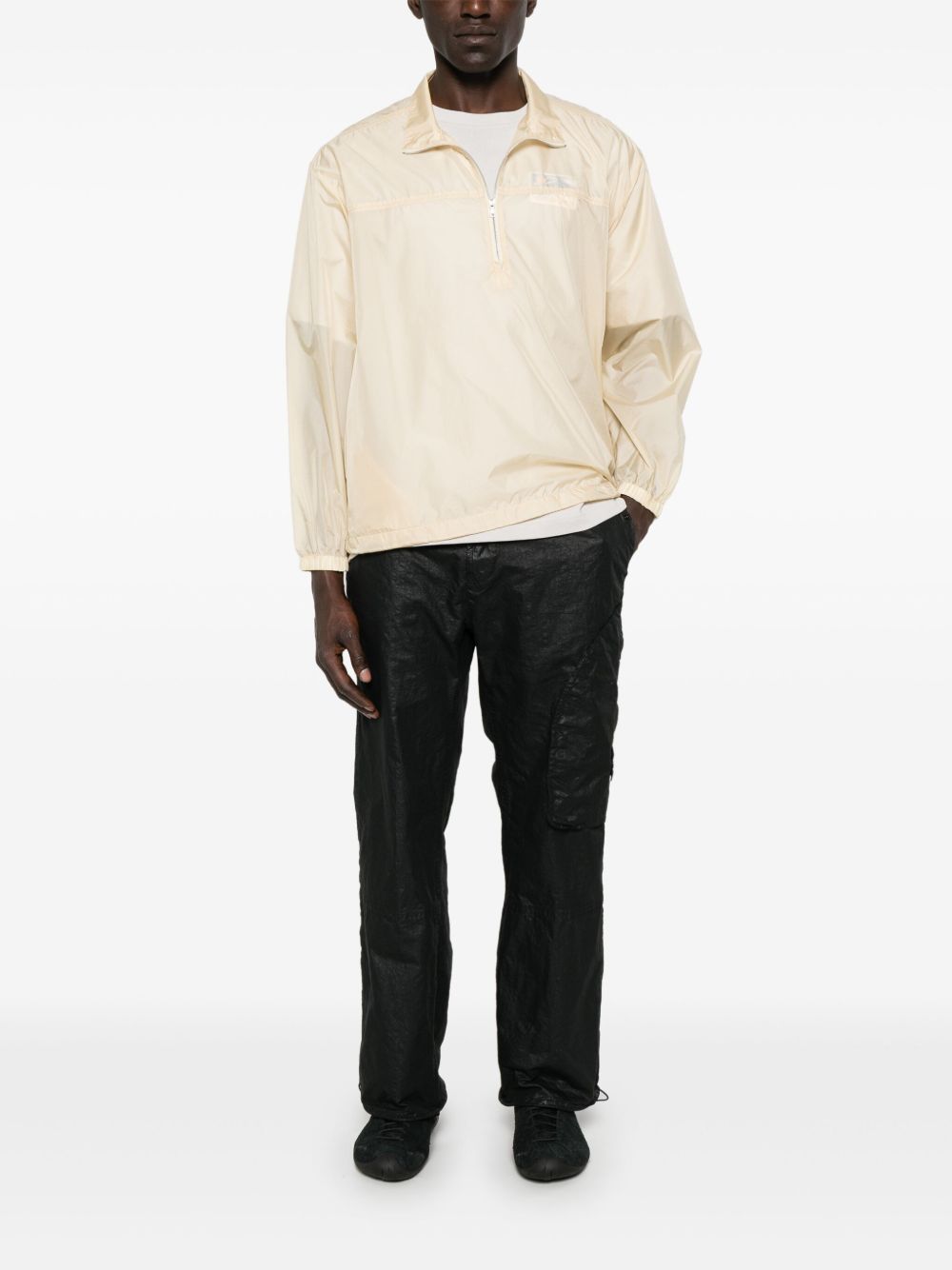 Panama-weaved cargo pants