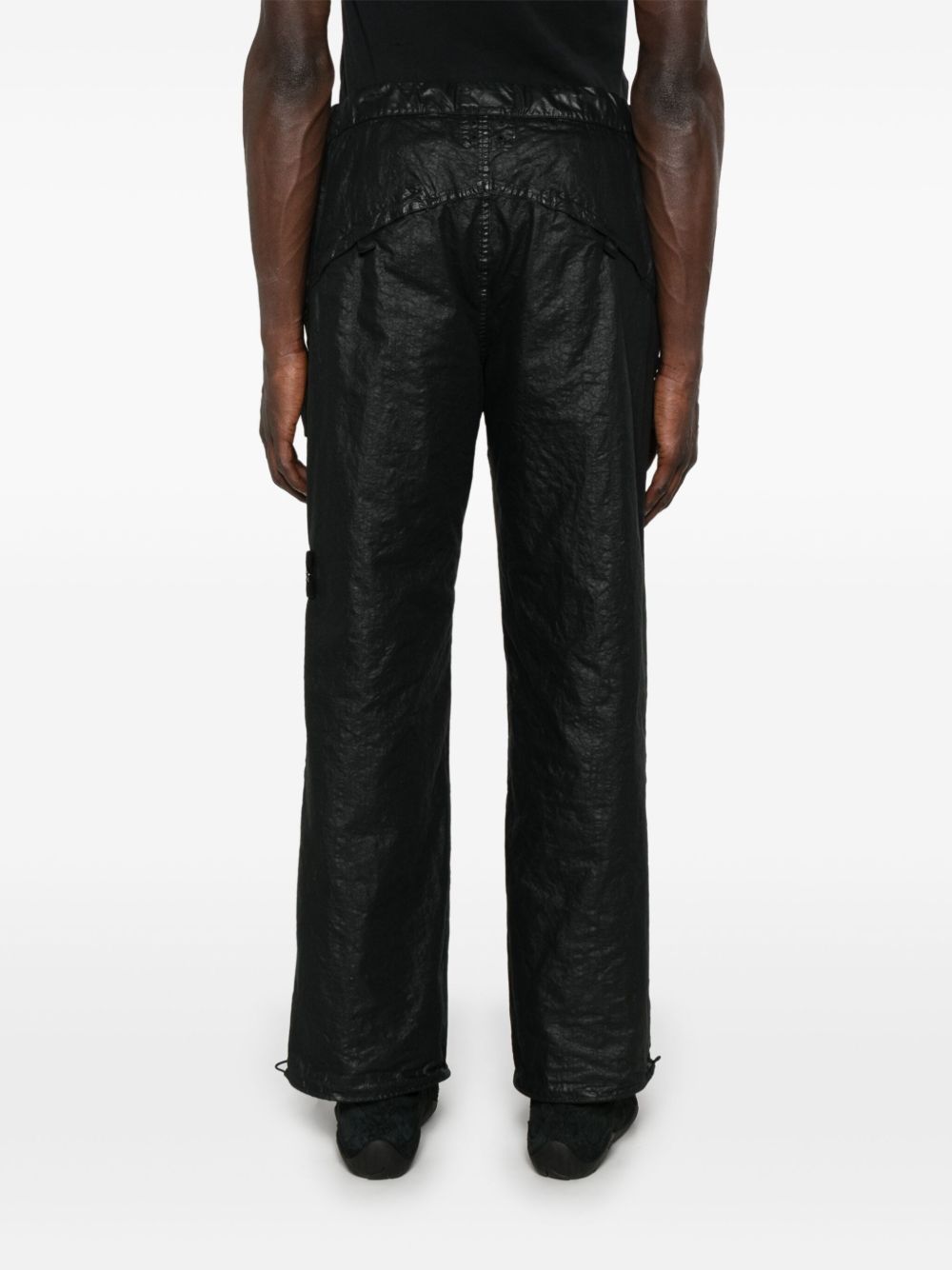 Panama-weaved cargo pants