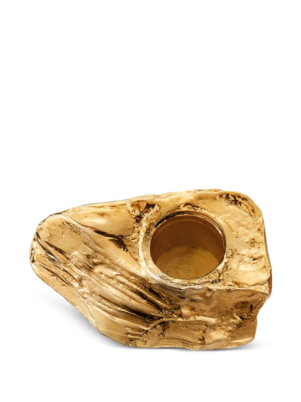 brushed candle holder  