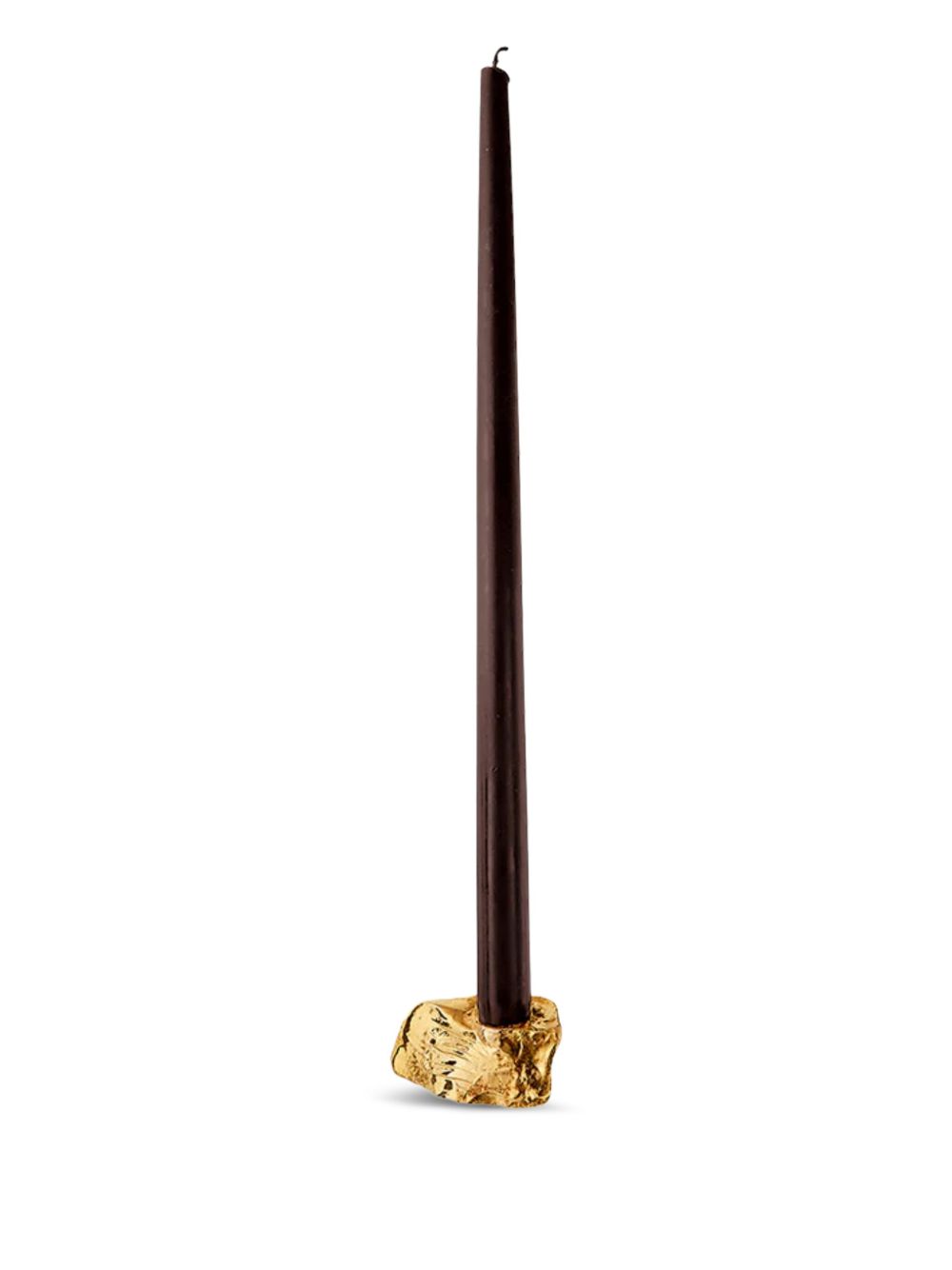 brushed candle holder  