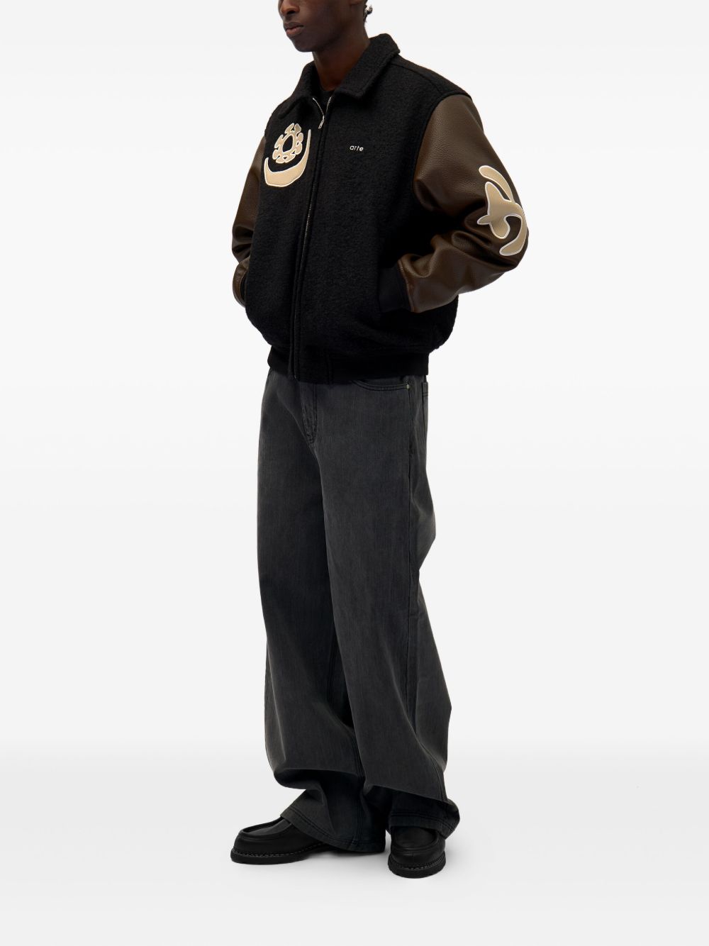 zip-up bomber jacket