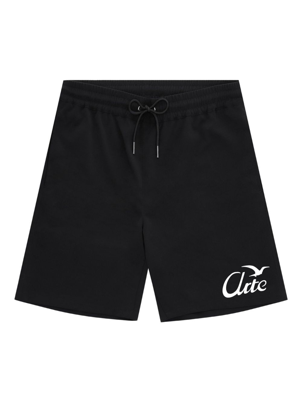 logo-print track shorts