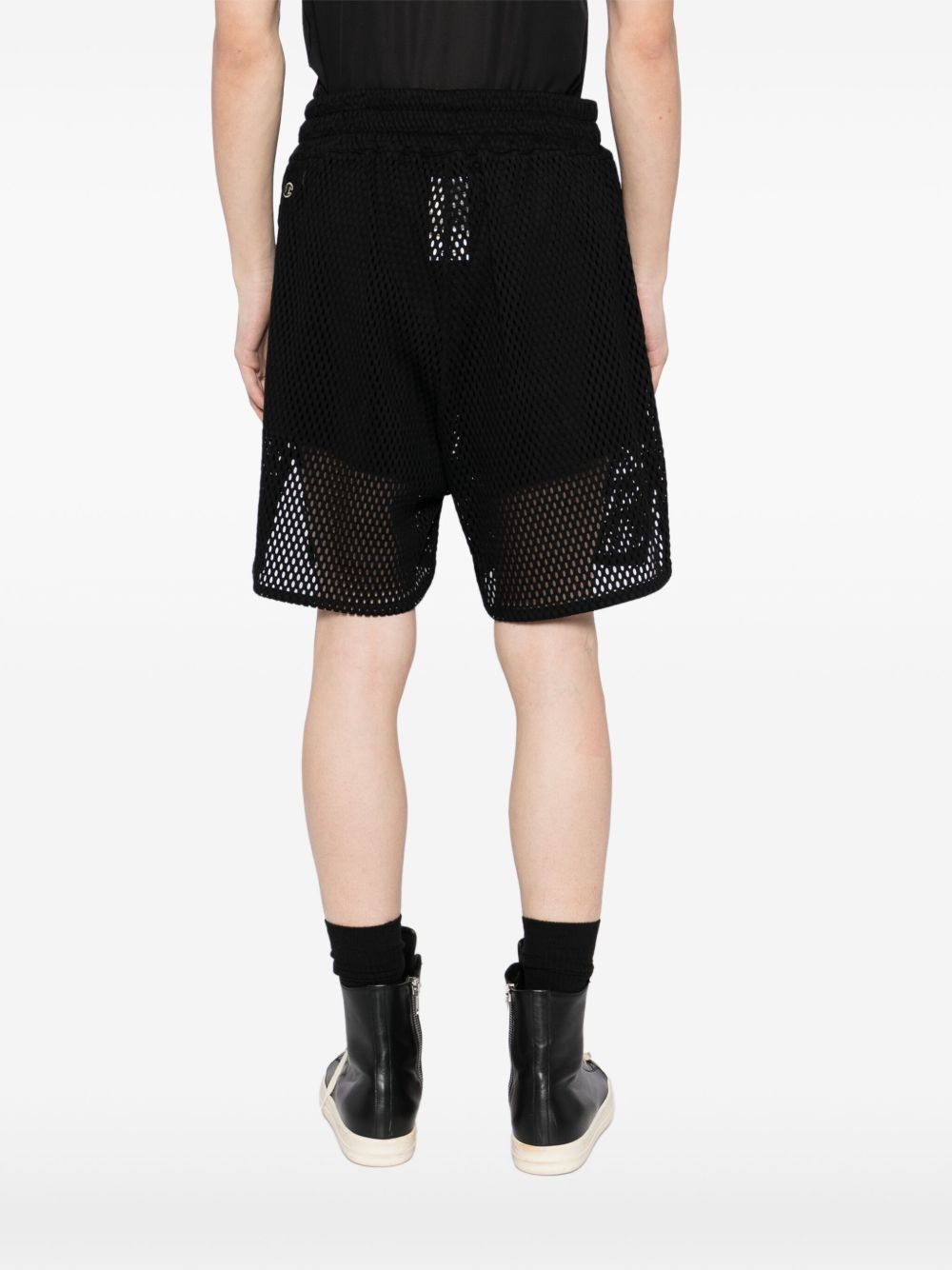 cotton drop-crotch shorts