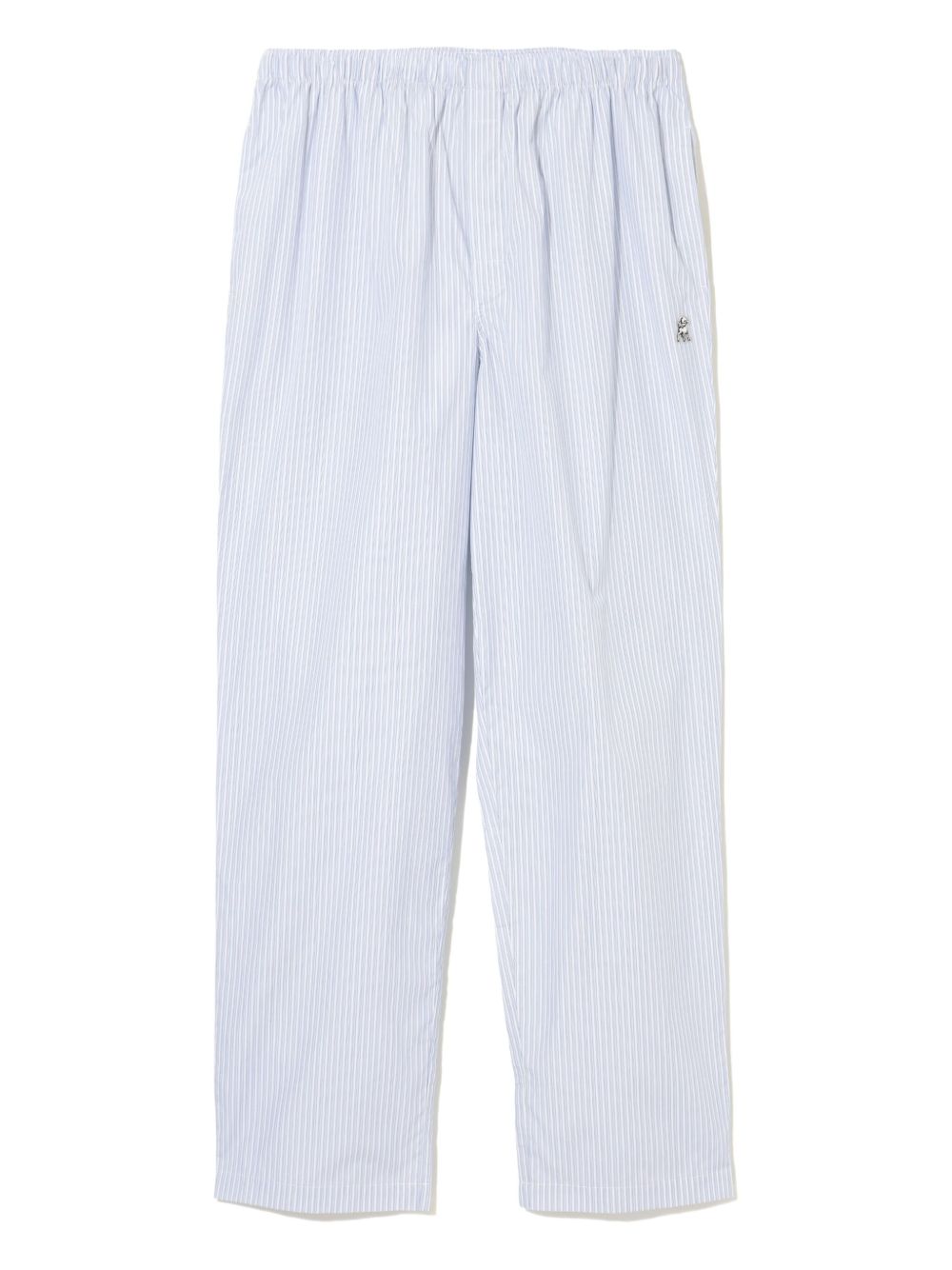 striped elasticated trousers