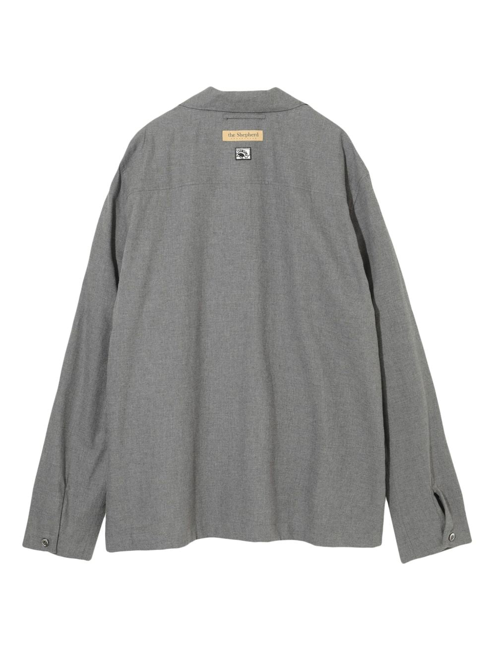 pocket-detail button-up shirt