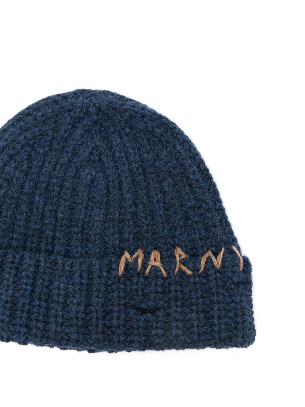 logo-embroidered beanie