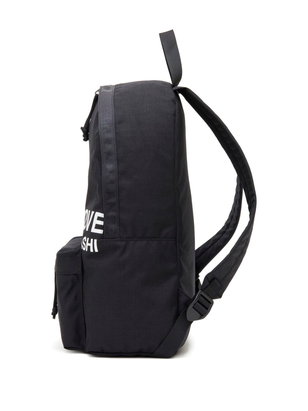 logo-print backpack