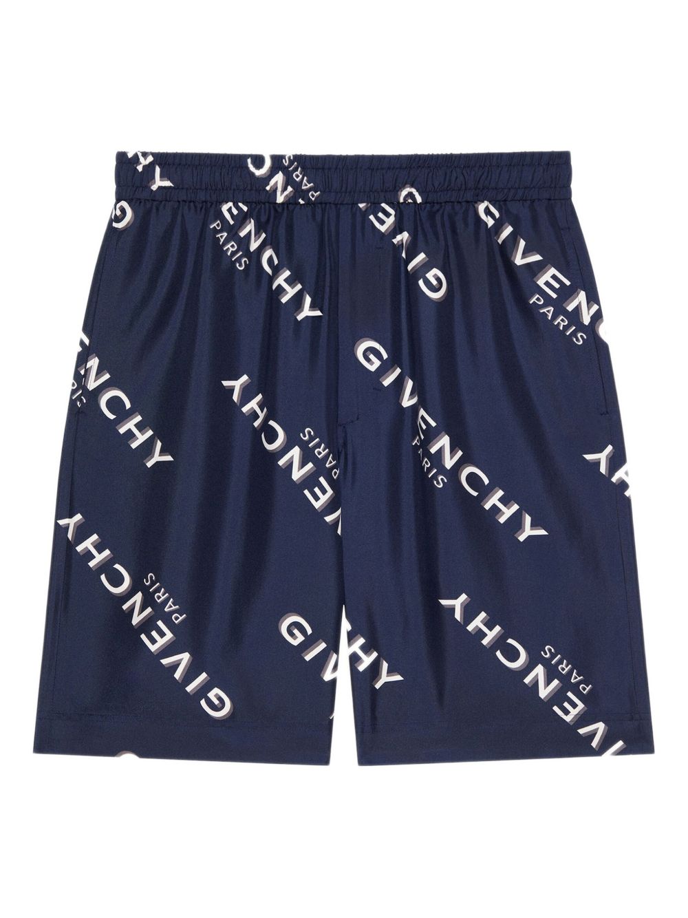 logo-print shorts