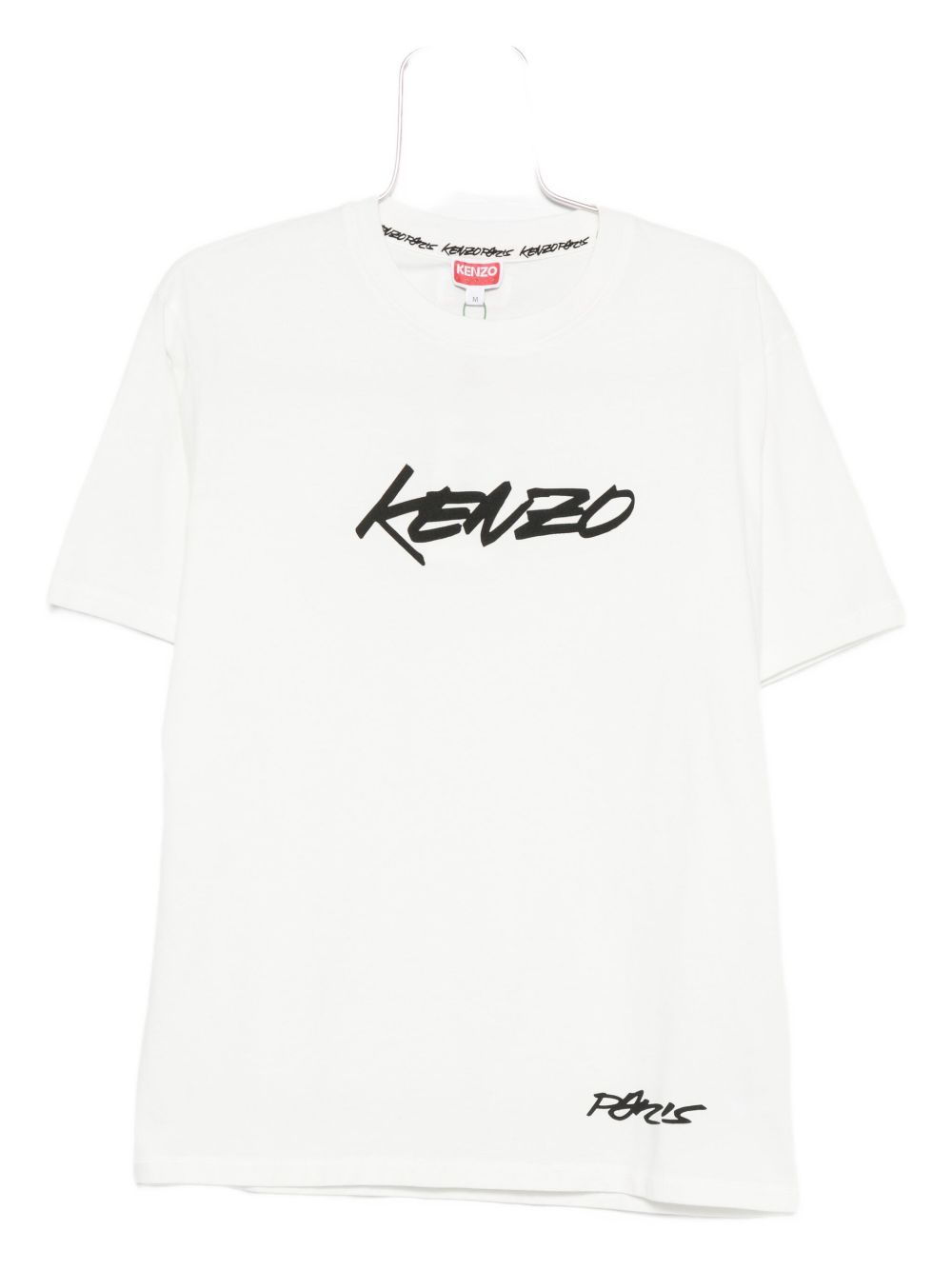 logo-print organic cotton T-shirt