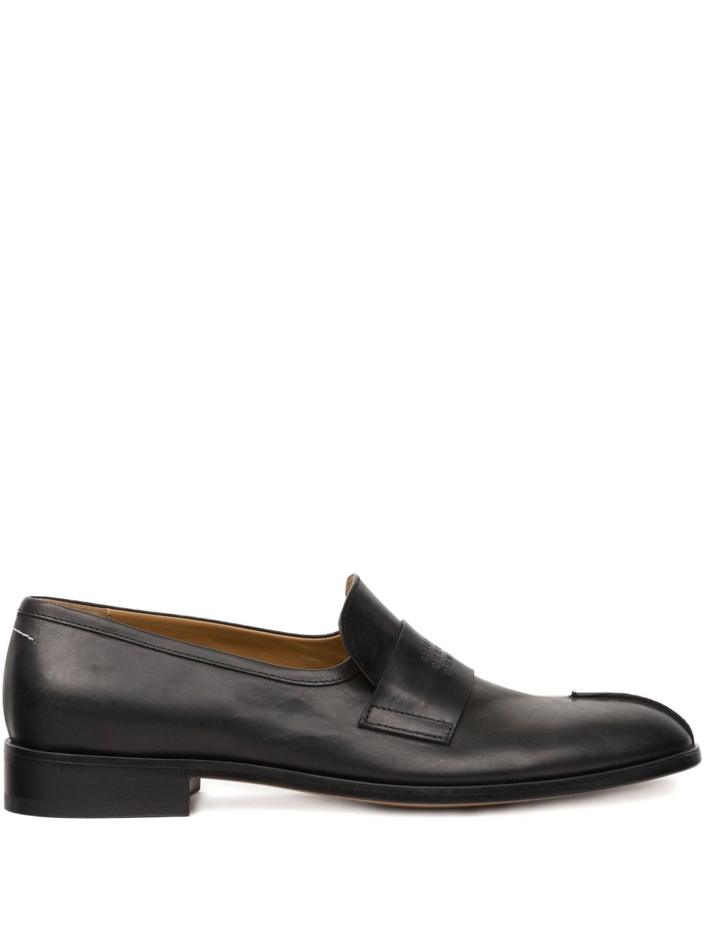 Tabi leather loafers