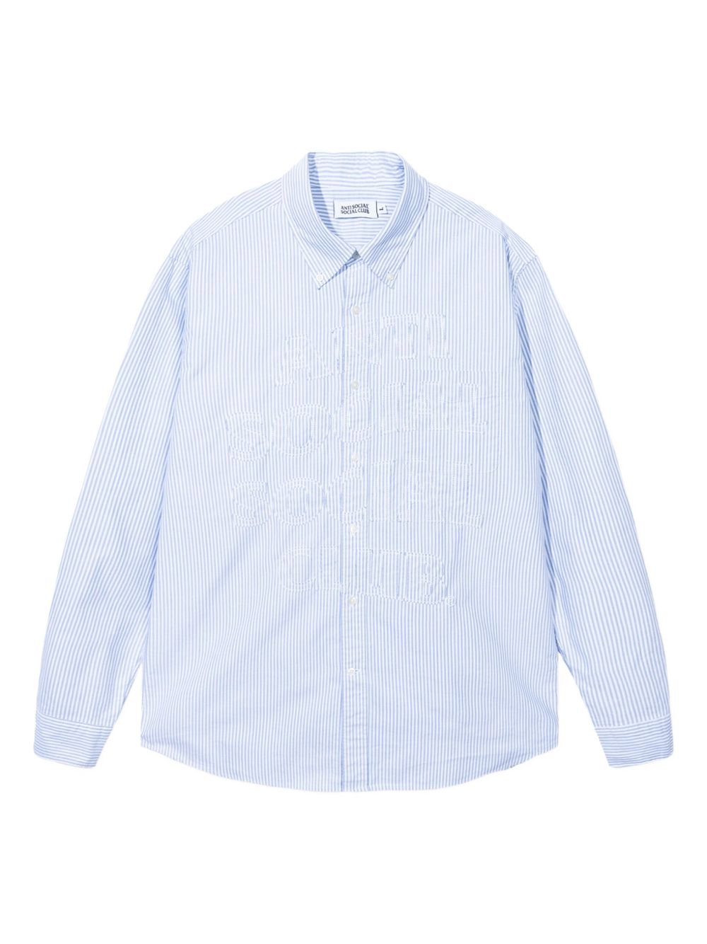 striped button-up shirt