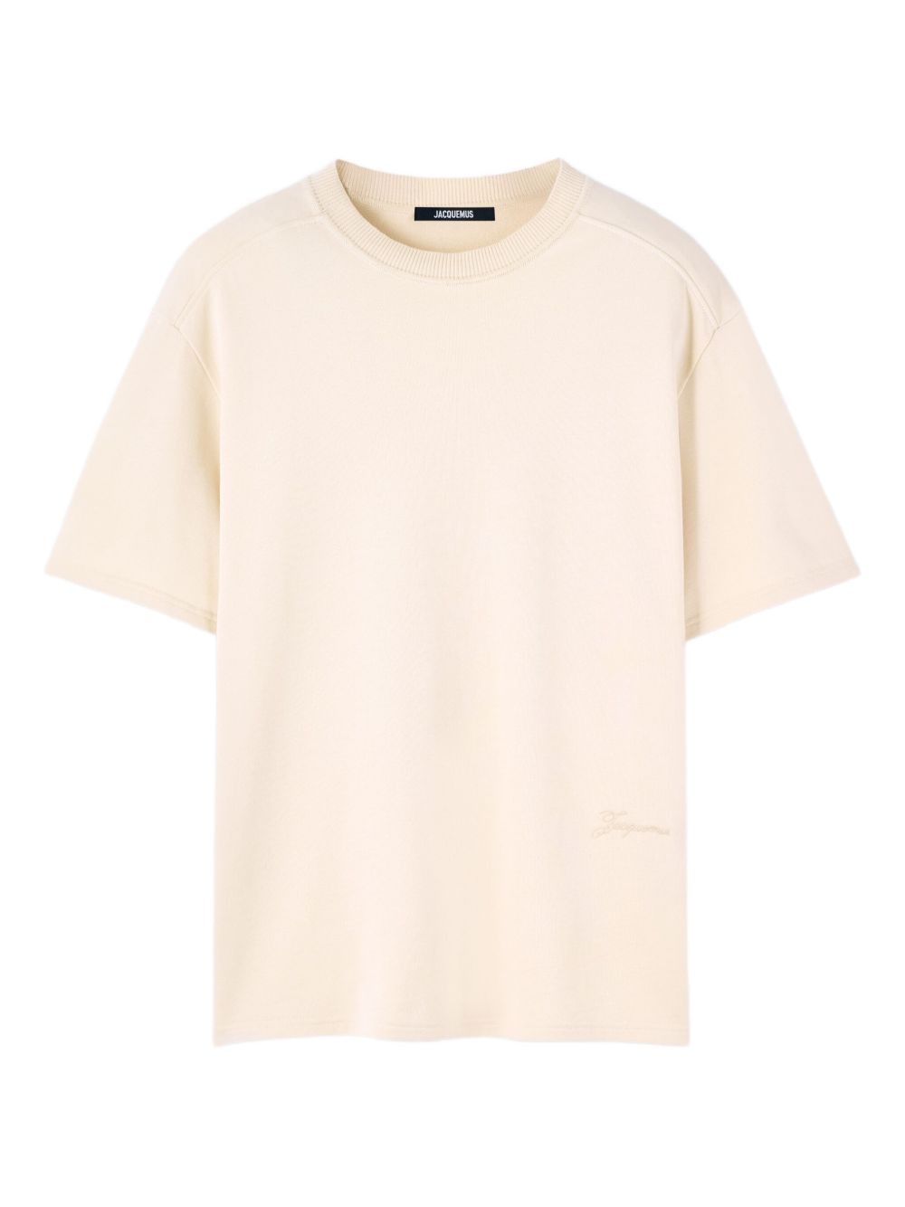 embroidered short-sleeve T-shirt