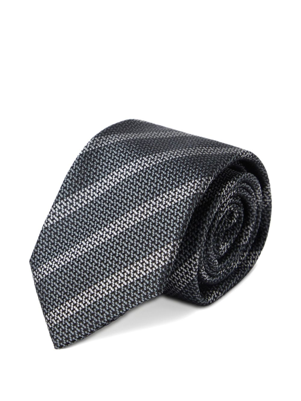 striped silk tie