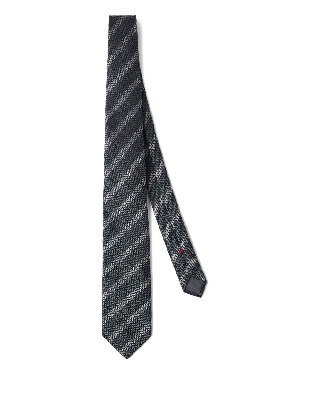 striped silk tie