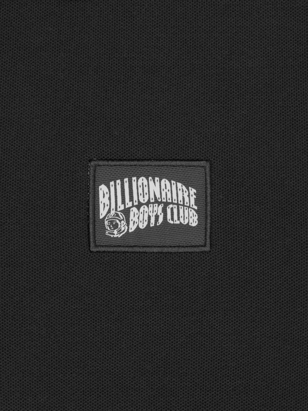 logo-patch polo shirt