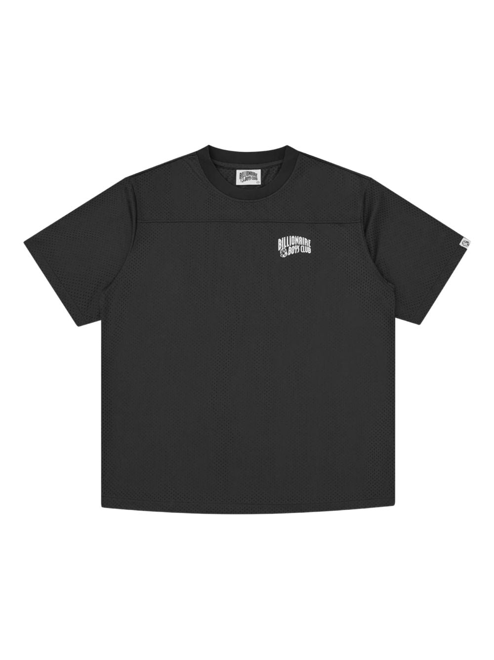 logo-print mesh T-shirt
