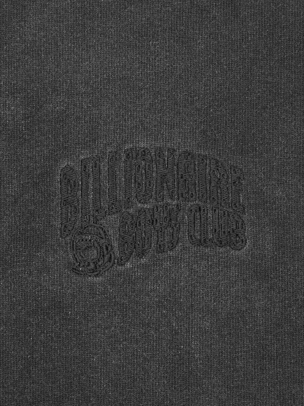 logo-embroidered faded T-shirt