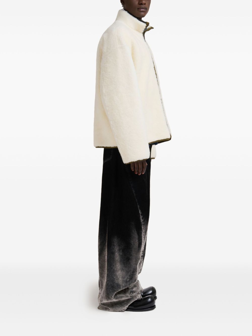 ribbed turtleneck sweater