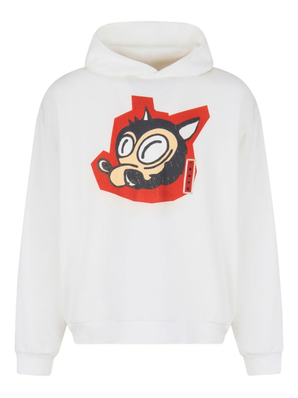 graphic-print hoodie