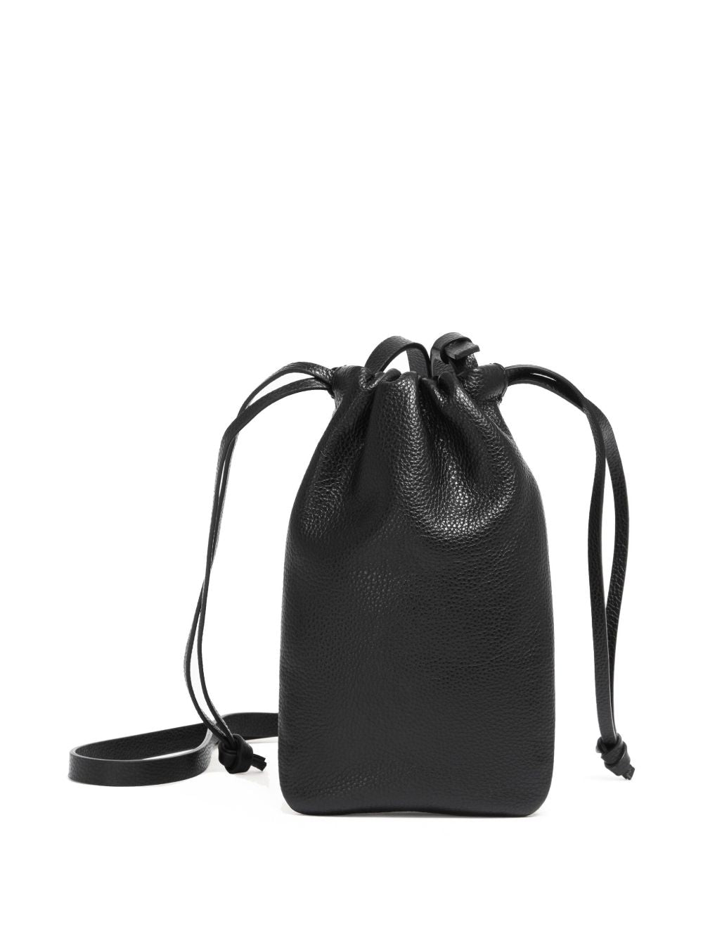 drawstring leather wallet