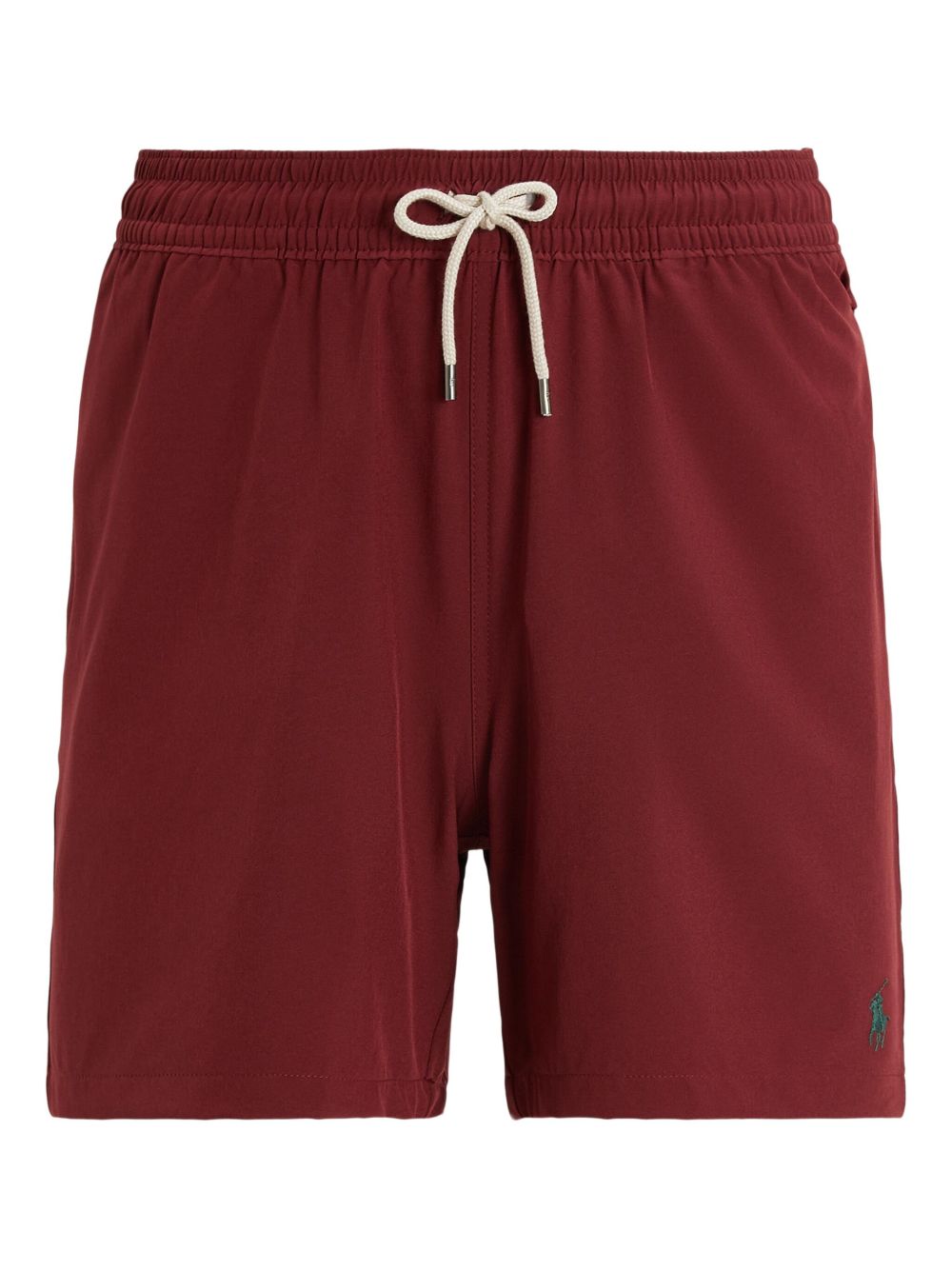 Traveller elasticated-drawstring swim shorts