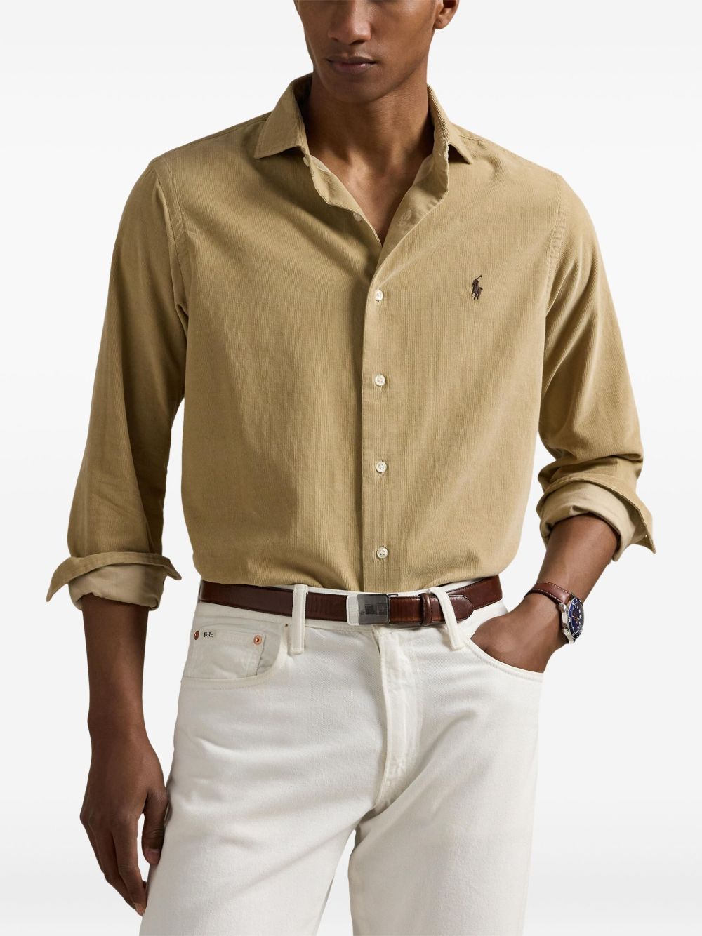 button-down shirt