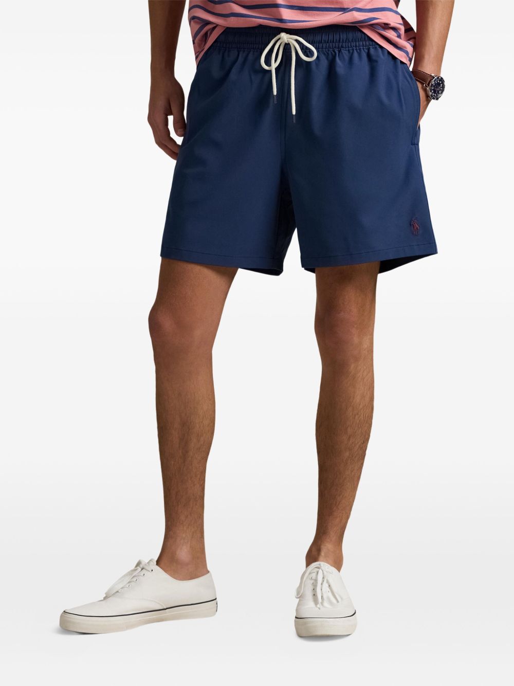 Traveler drawstring swim shorts