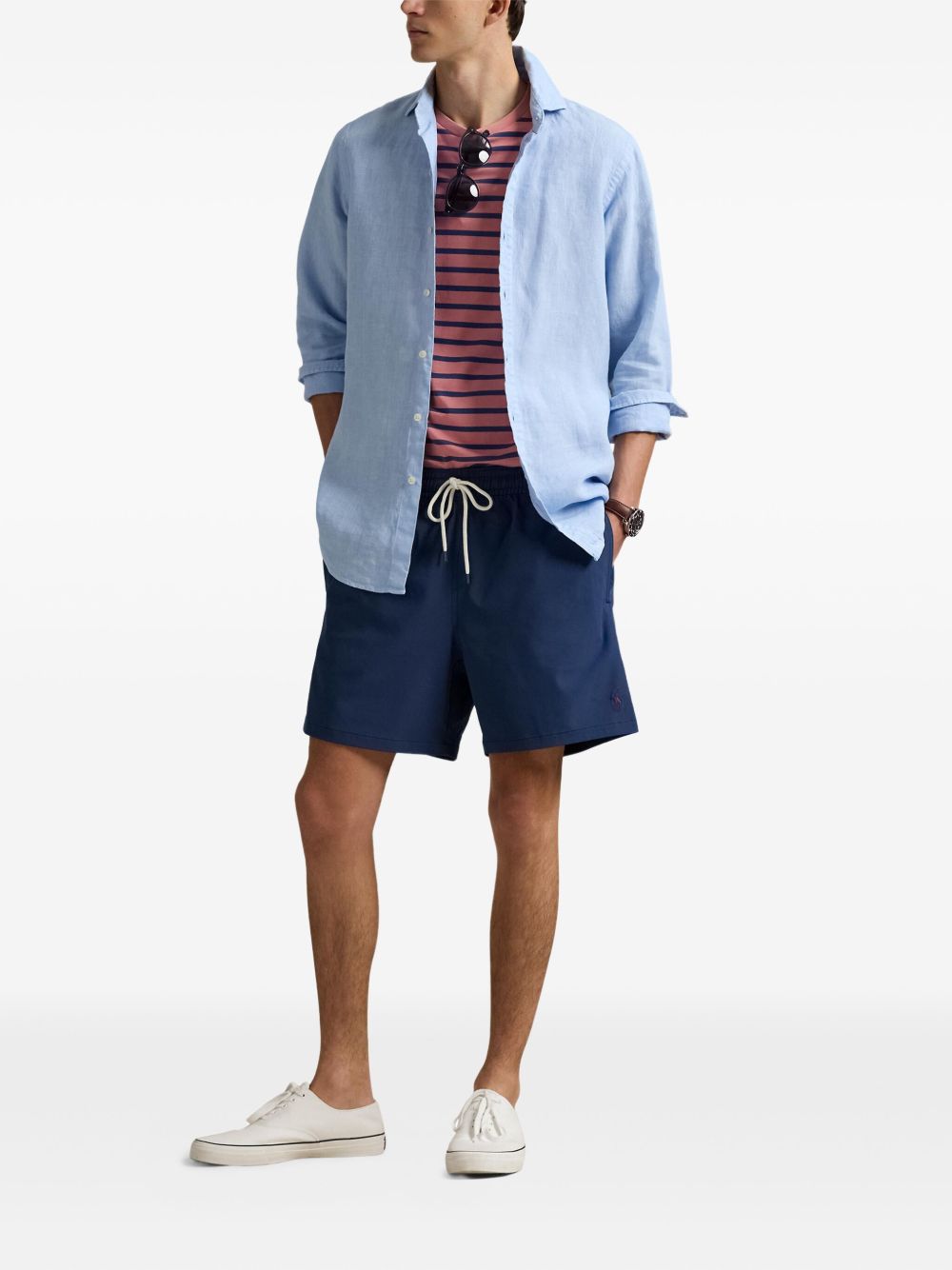 Traveler drawstring swim shorts