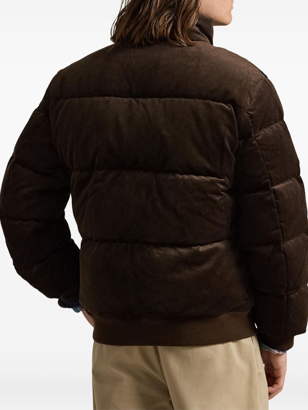 corduroy padded jacket