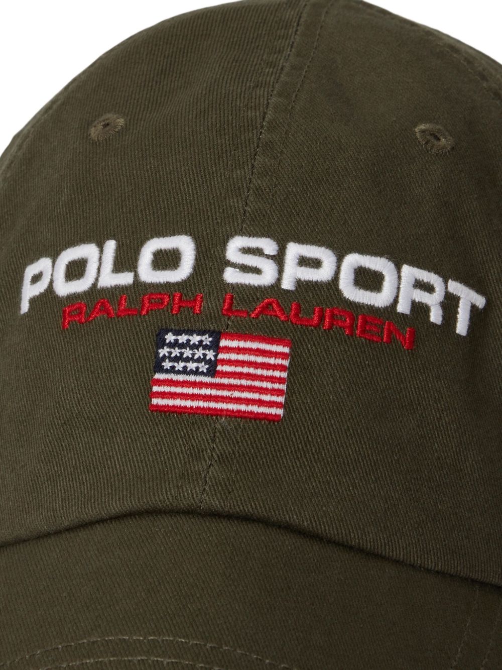 logo-embroidered cap
