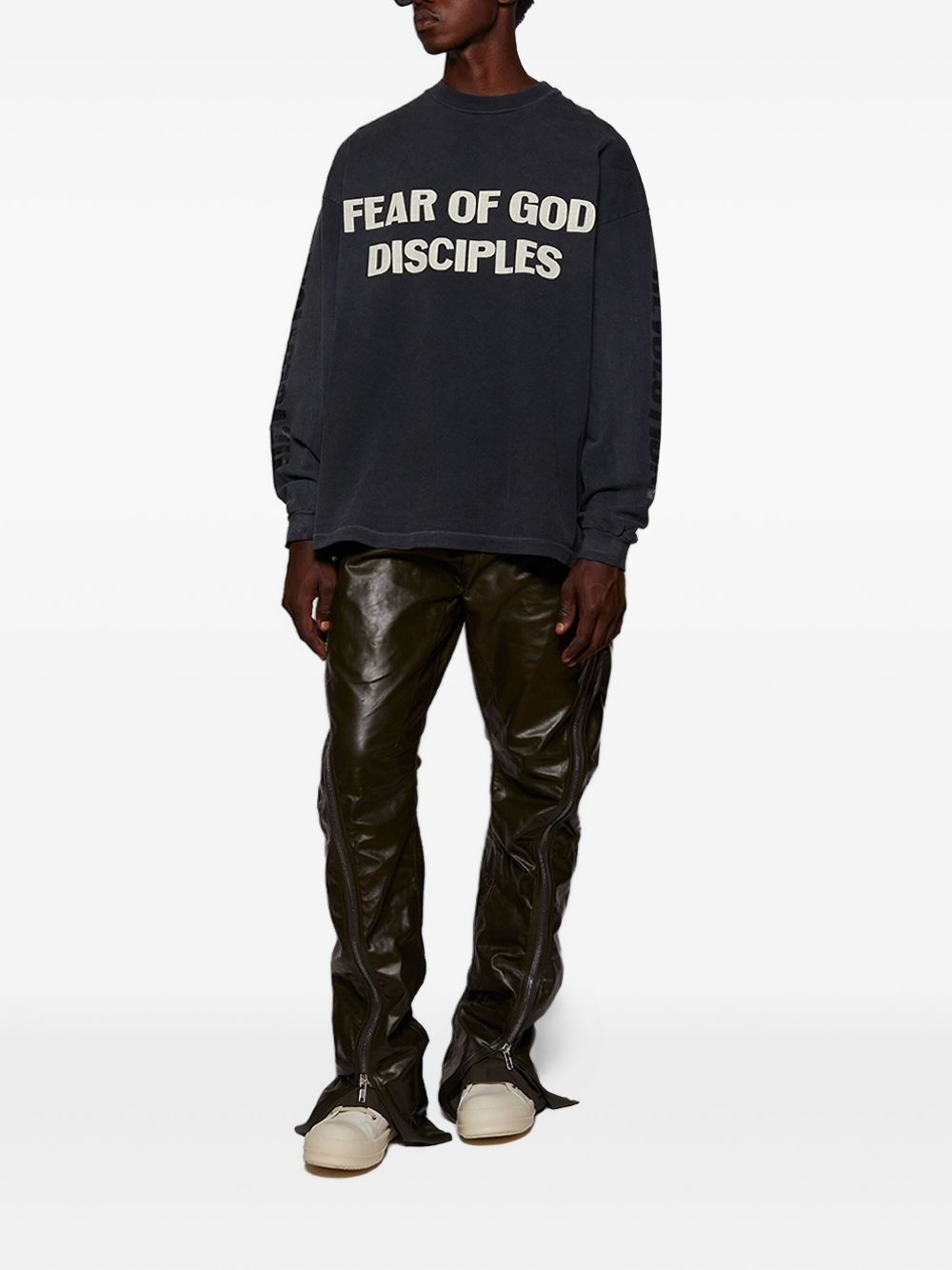 long-sleeve cotton T-shirt 