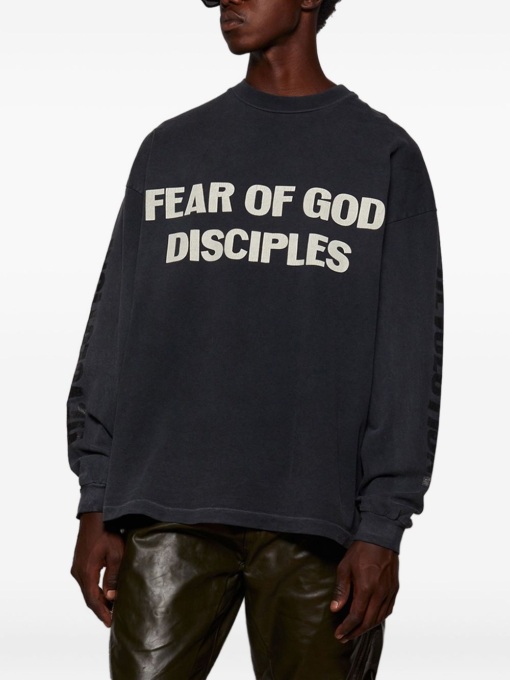long-sleeve cotton T-shirt 