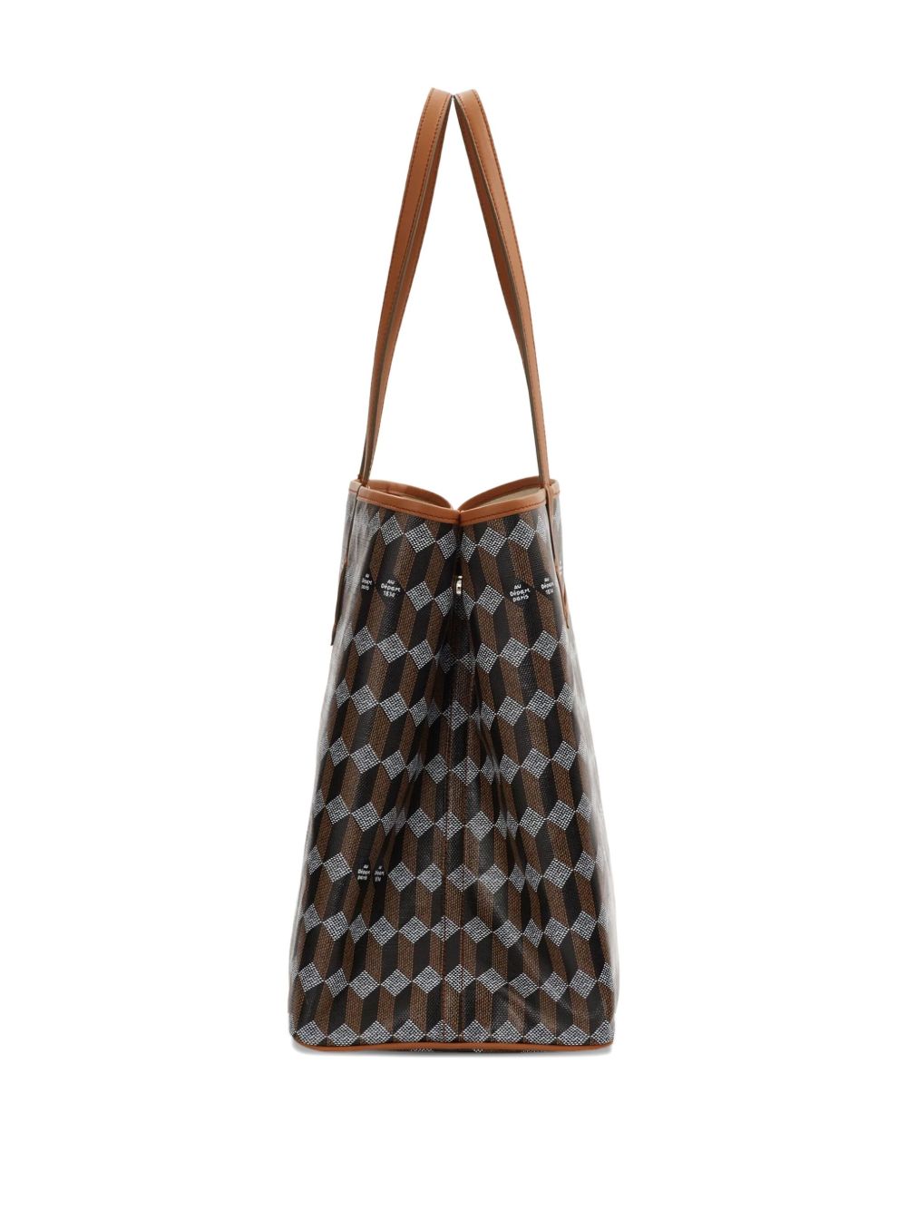 geometric-pattern tote bag