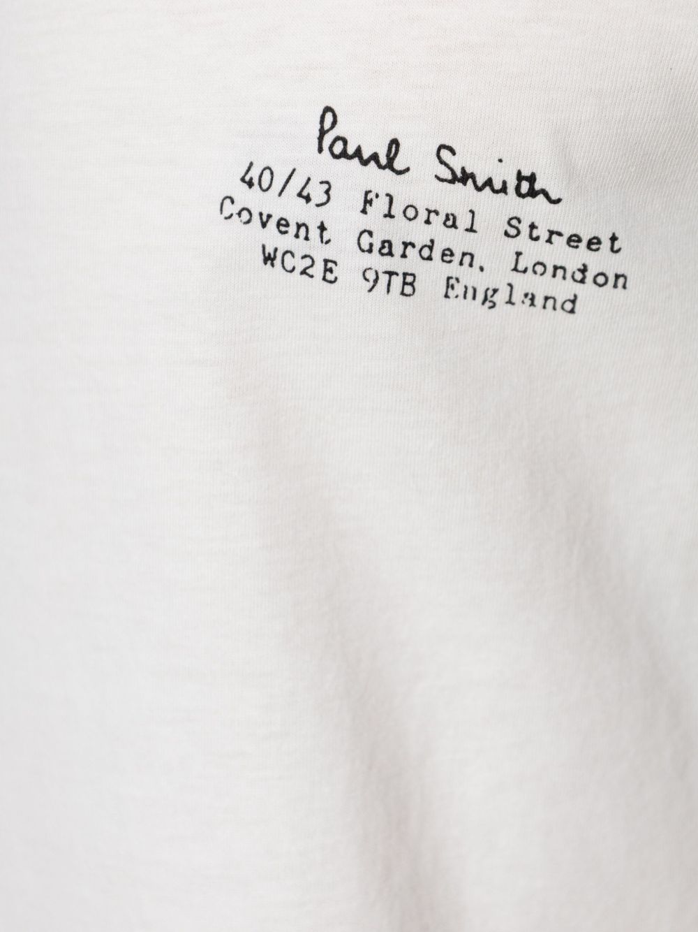 text-embroidered crew-neck T-shirt