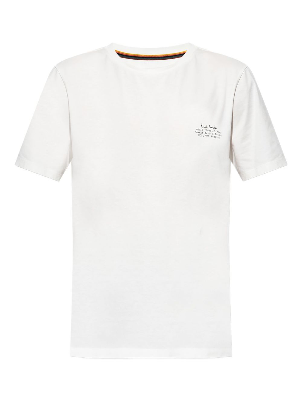 text-embroidered crew-neck T-shirt