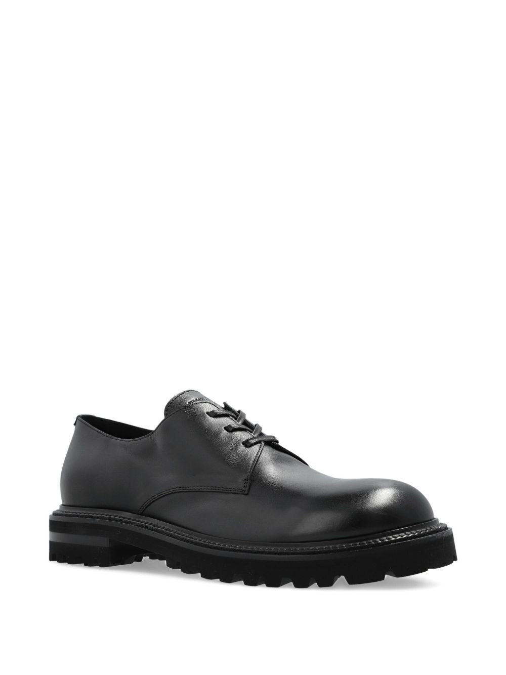 lace-up chunky derby shoes