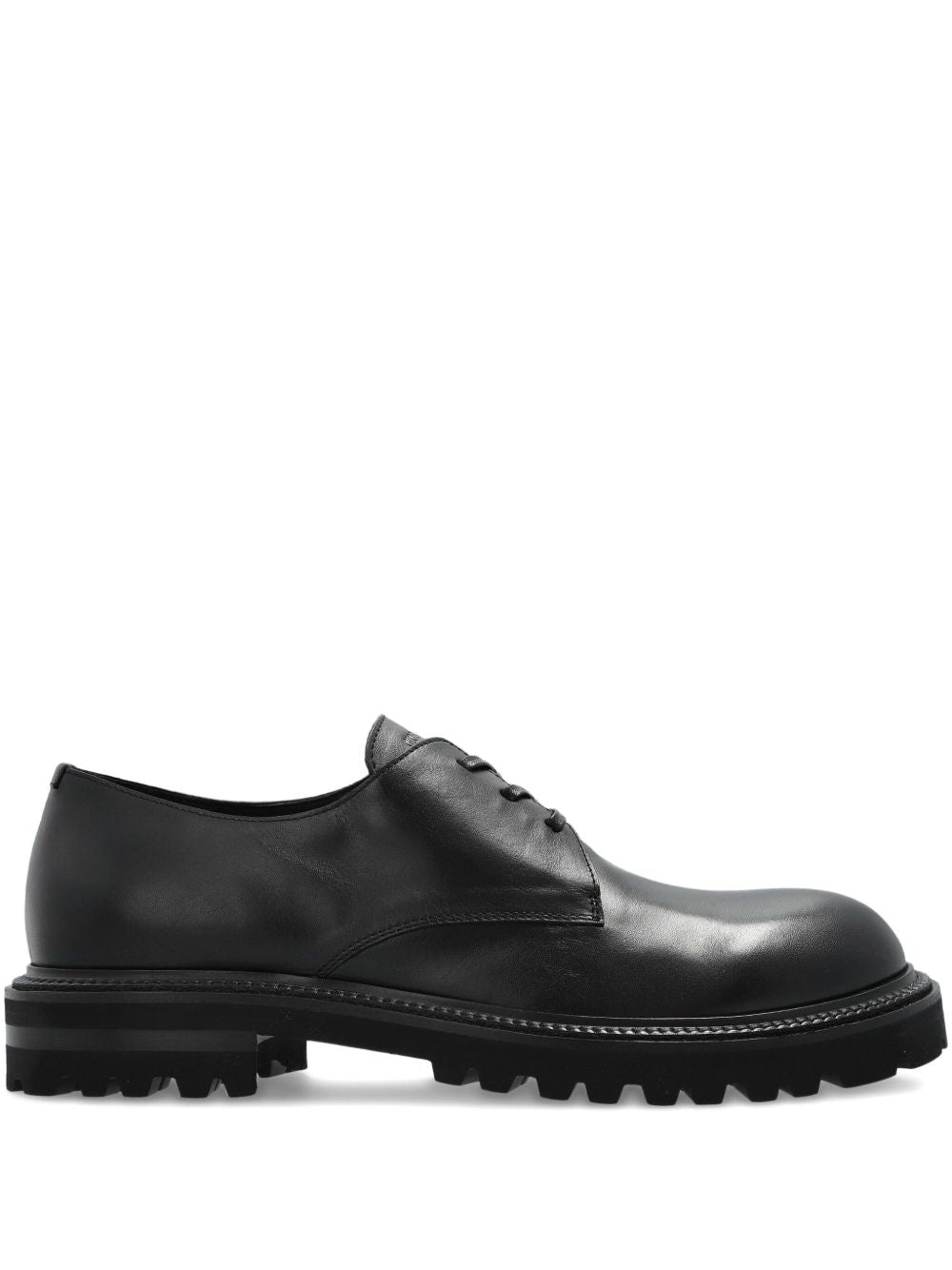 lace-up chunky derby shoes