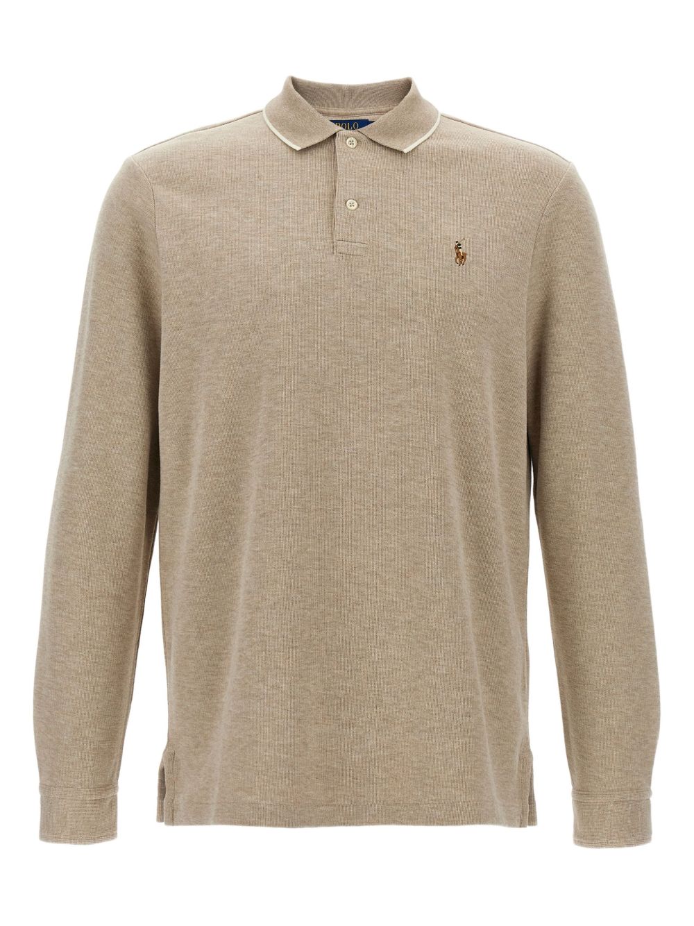 long-sleeve polo shirt