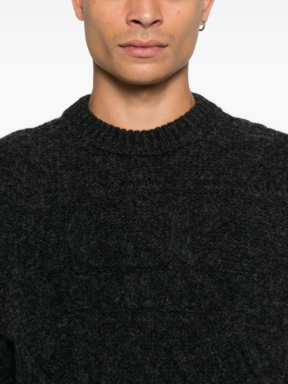 round-neck sweater