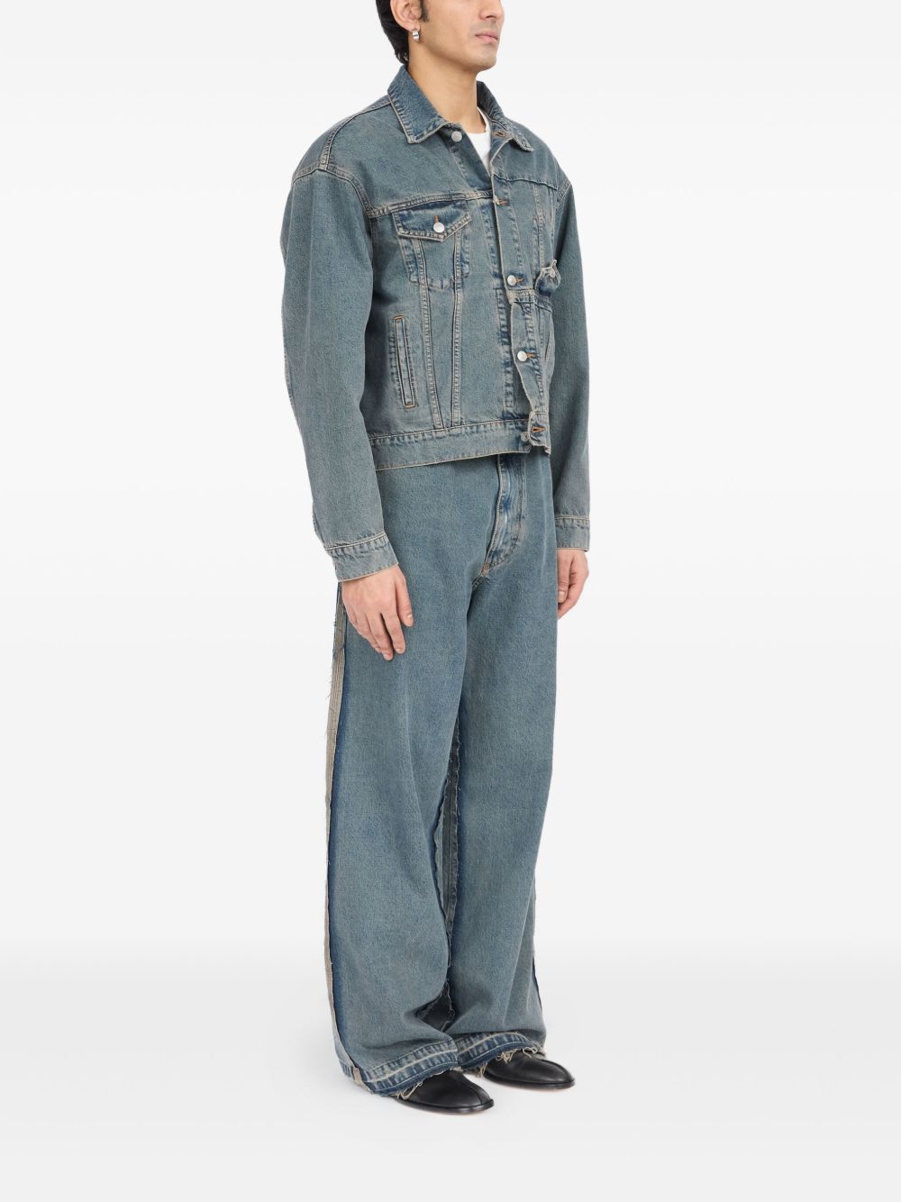 flap-pocket denim jacket