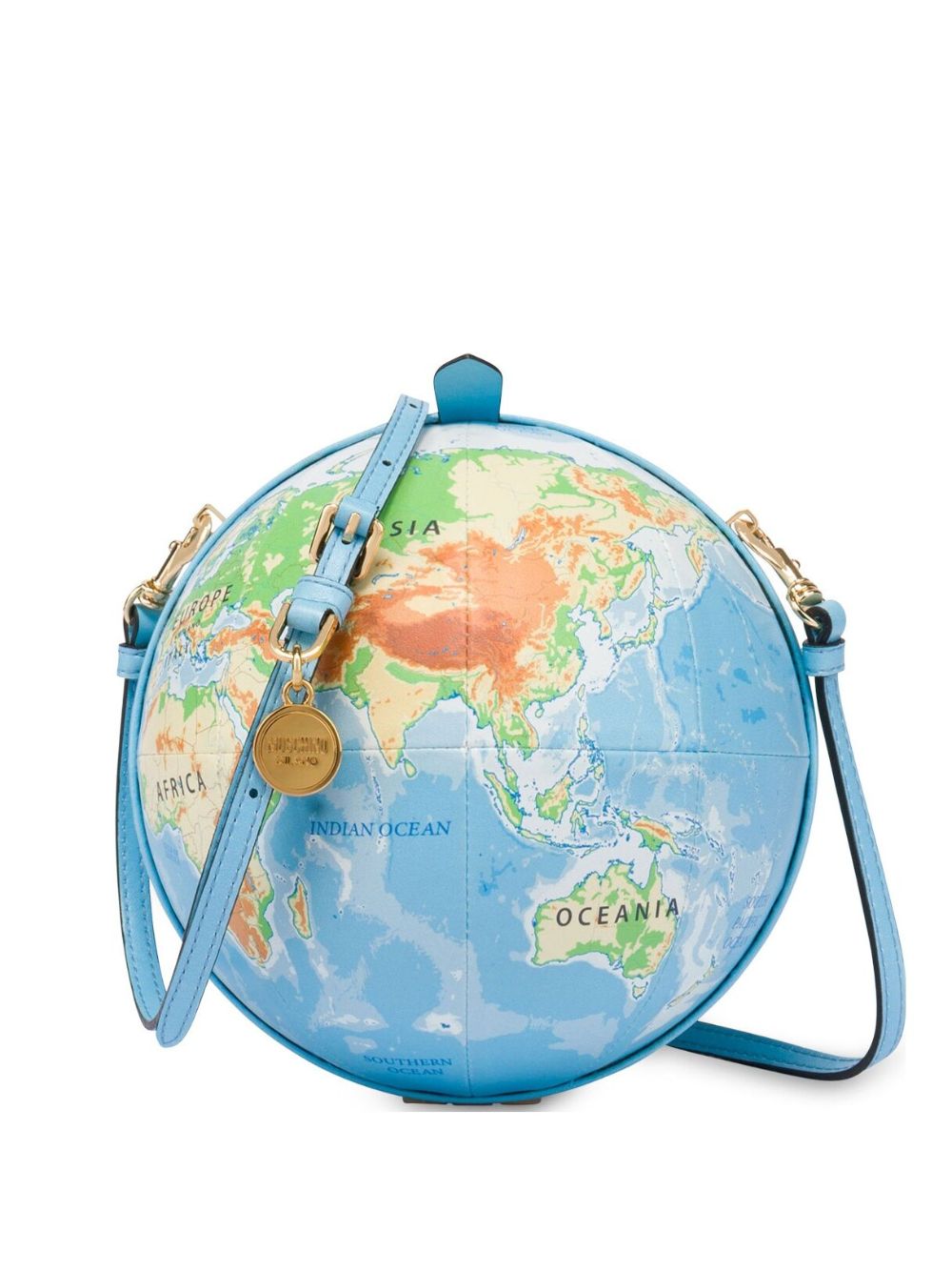 World Map clutch bag