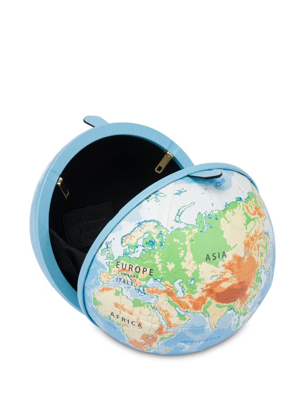 World Map clutch bag